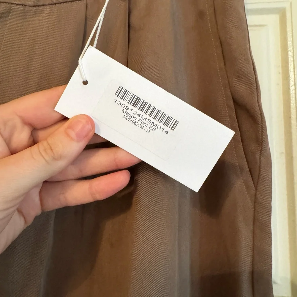 Reformation Brown High-Waisted Pants - Picture 3 of 9